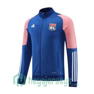 Training Jacket Olympique Lyon Blue 2024-2025