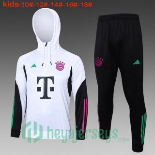 Tracksuit - Windbreaker Bayern Munich Kids White 2024-2025