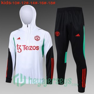 Tracksuit - Windbreaker Manchester United Kids White 2024-2025