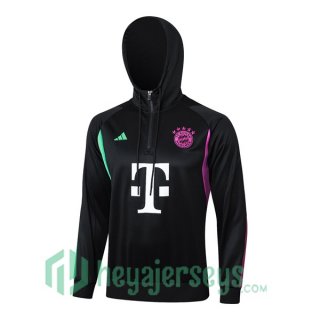Hooded Sweatshirt Bayern Munich Black 2024-2025