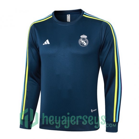 Training Sweatshirt Real Madrid Blue Royal 2024-2025