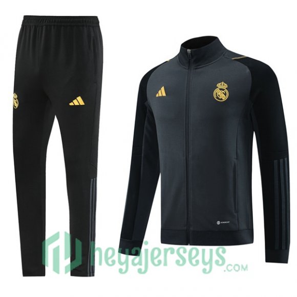 Training Jacket Real Madrid Gray 2024-2025
