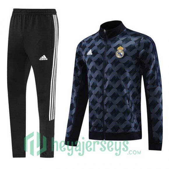 Training Jacket Real Madrid Blue Royal 2024-2025
