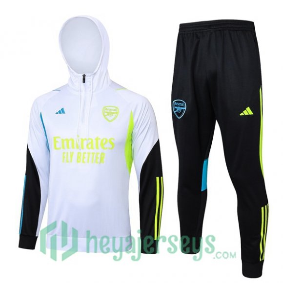 Tracksuit - Hooded Sweatshirt FC Arsenal White 2024-2025