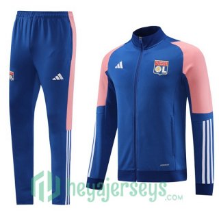 Training Jacket Olympique Lyon Blue 2024-2025