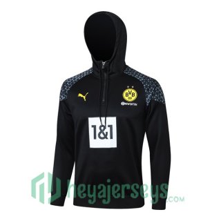 Hooded Sweatshirt Borussia Dortmund Black 2024-2025