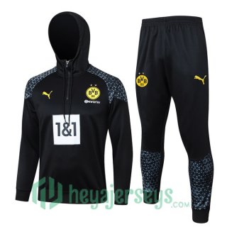 Tracksuit - Hooded Sweatshirt Borussia Dortmund Black 2024-2025
