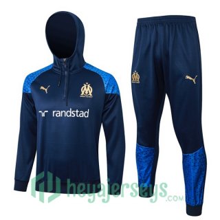 Tracksuit - Hooded Sweatshirt Olympique Marseille Blue Royal 2024-2025