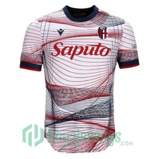 Bologna Soccer Jerseys Third White Red 2023/2024