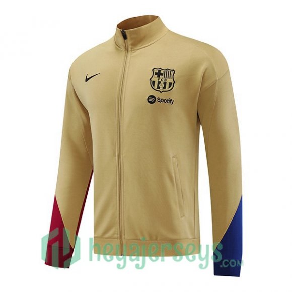 Training Jacket FC Barcelona Yellow 2024-2025