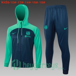 Tracksuit - Windbreaker FC Barcelona Kids Green Blue Royal 2024-2025