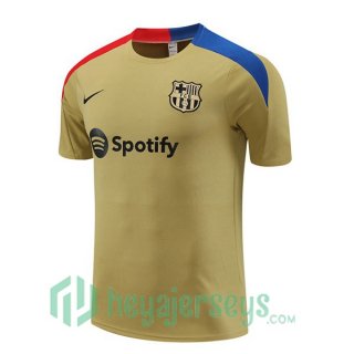 FC Barcelona Training T-Shirts Yellow 2024-2025