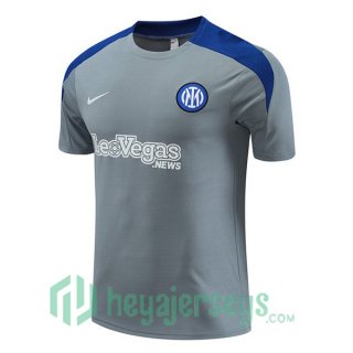 Inter Milan Training T-Shirts Gray 2024-2025