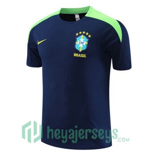 Brazil Training T-Shirts Blue Royal 2024-2025