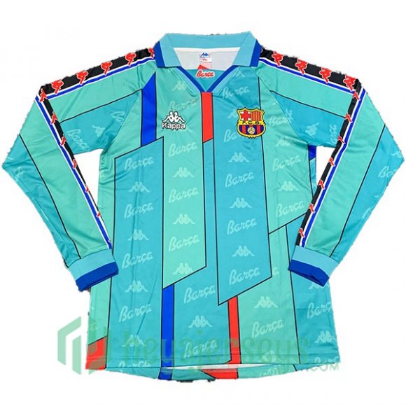 FC Barcelona Retro Away Long Sleeve Blue 1996-1997