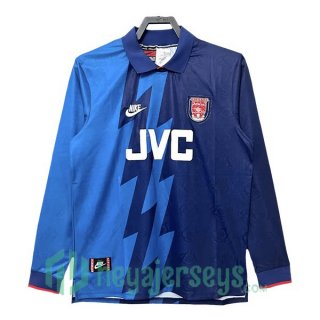 FC Arsenal Retro Away Long Sleeve Blue 1995-1996