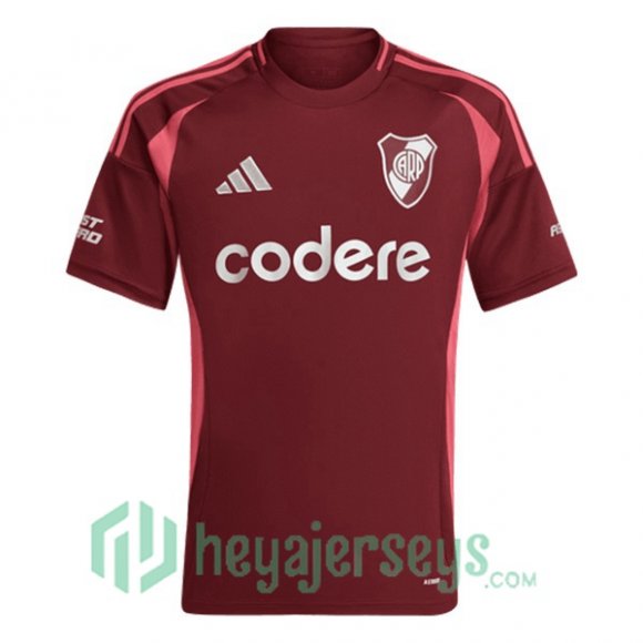 River Plate Away Soccer Jerseys Red 2024/2025