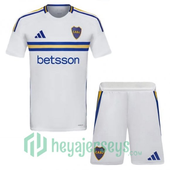 Boca Juniors Kids Away Soccer Jerseys White 2024/2025