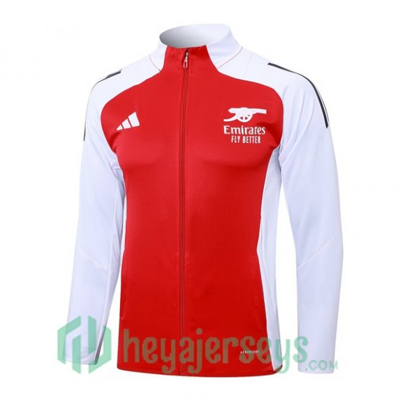 Training Jacket FC Arsenal Red White 2024/2025