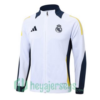 Training Jacket Real Madrid White 2024/2025