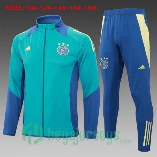 Training Jacket AFC Ajax Kids Green 2024/2025