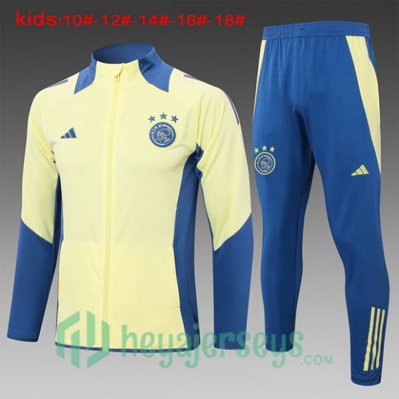 Training Jacket AFC Ajax Kids Yellow 2024/2025