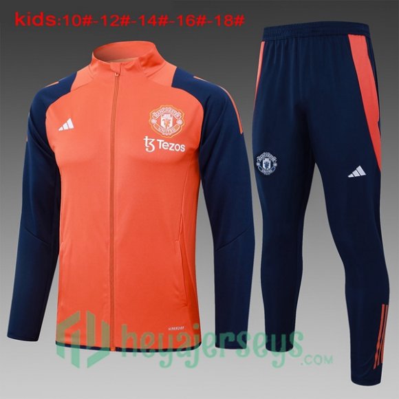 Training Jacket Manchester United Kids Orange 2024/2025