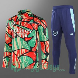 Tracksuit FC Arsenal Kids Green Red 2024/2025