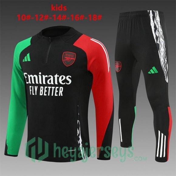 Tracksuit FC Arsenal Kids Black Green Red 2024/2025