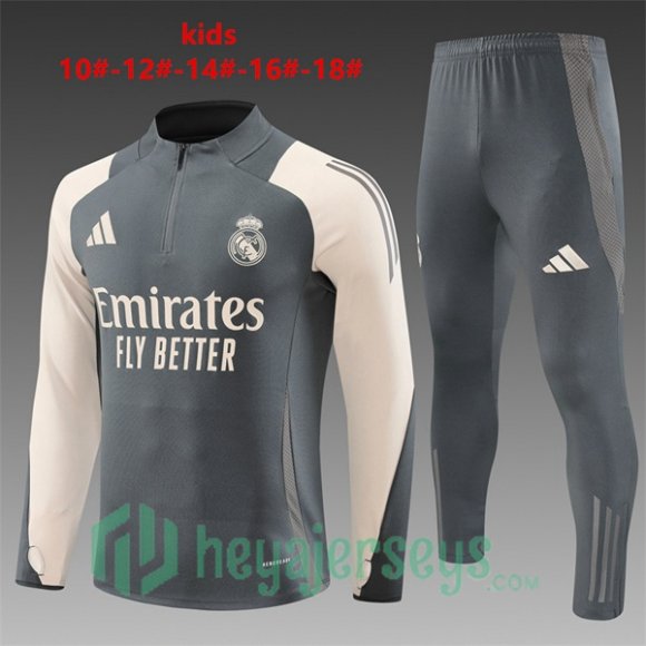 Tracksuit Real Madrid Kids Gray 2024/2025