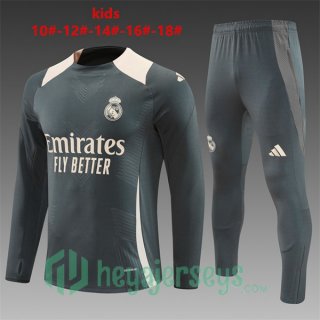 Tracksuit Real Madrid Kids Gray 2024/2025