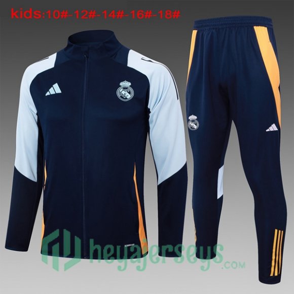 Training Jacket Real Madrid Kids Blue Royal 2024/2025