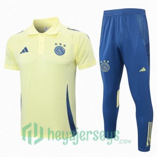 Soccer Polo AFC Ajax + Pants Yellow 2024/2025