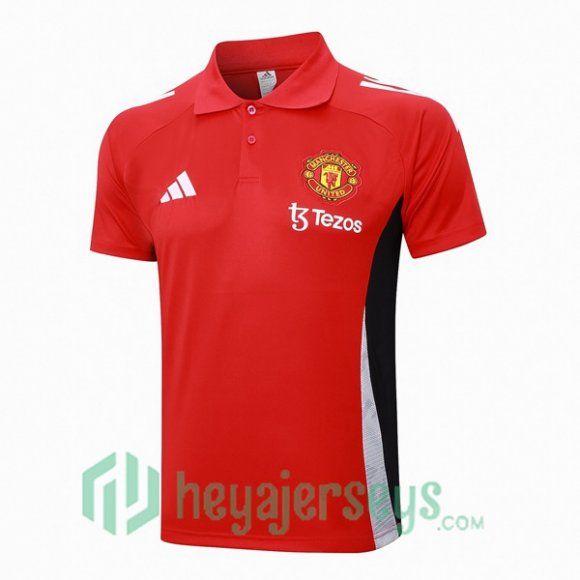 Soccer Polo Manchester United Red 2024/2025