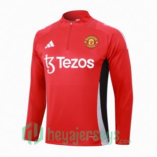 Training Sweatshirt Manchester United Red 2024/2025