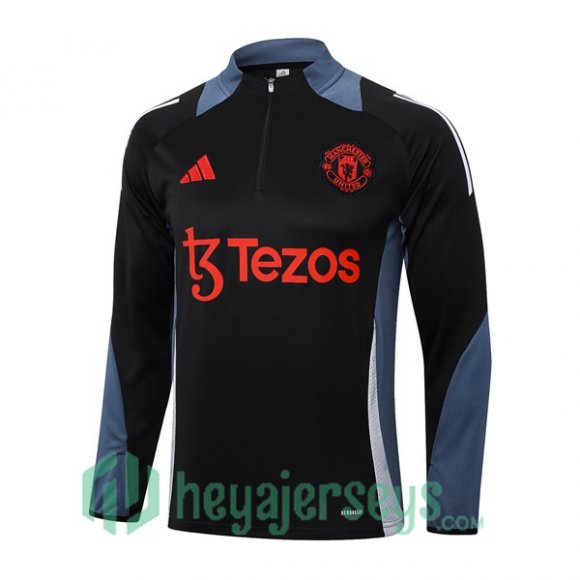 Training Sweatshirt Manchester United Black 2024/2025