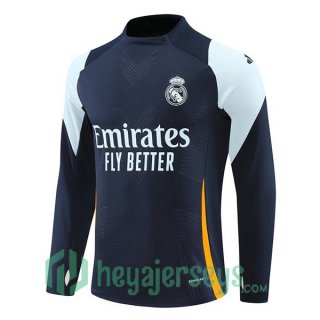 Training Sweatshirt Real Madrid Blue Royal 2024/2025