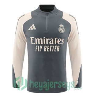 Training Sweatshirt Real Madrid Gray 2024/2025