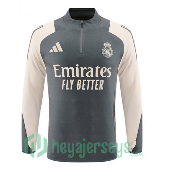 Training Sweatshirt Real Madrid Gray 2024/2025