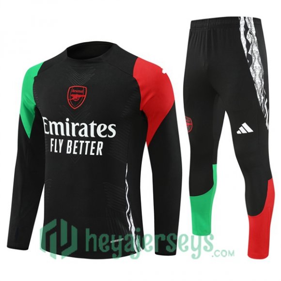 Tracksuit FC Arsenal Black Green Red 2024/2025