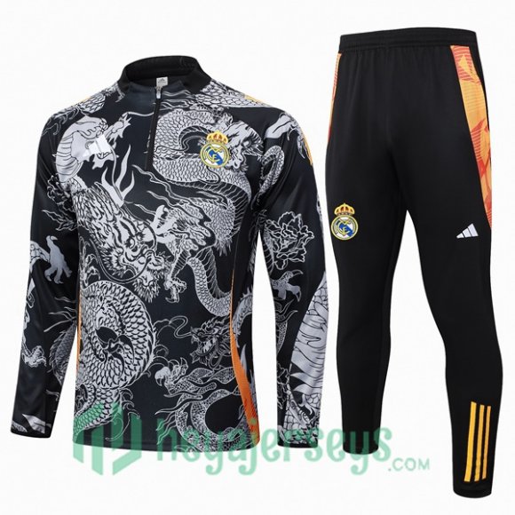 Tracksuit Real Madrid Black 2024/2025