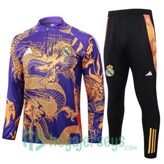 Tracksuit Real Madrid Purple 2024/2025