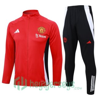 Training Jacket Manchester United Red 2024/2025