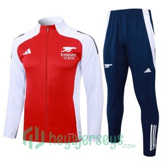 Training Jacket FC Arsenal Red White 2024/2025