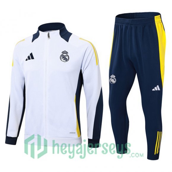 Training Jacket Real Madrid White 2024/2025