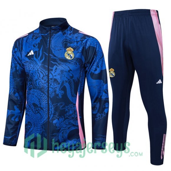 Training Jacket Real Madrid Blue Royal 2024/2025