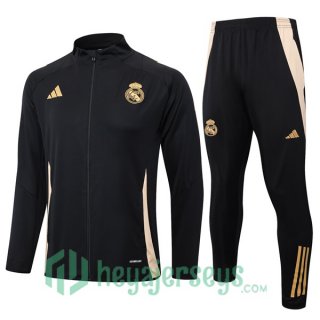 Training Jacket Real Madrid Black 2024/2025