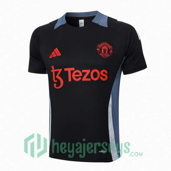 Manchester United Training T-Shirts Black 2024/2025