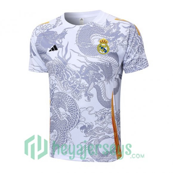 Real Madrid Training T-Shirts White 2024/2025