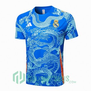 Real Madrid Training T-Shirts Blue 2024/2025